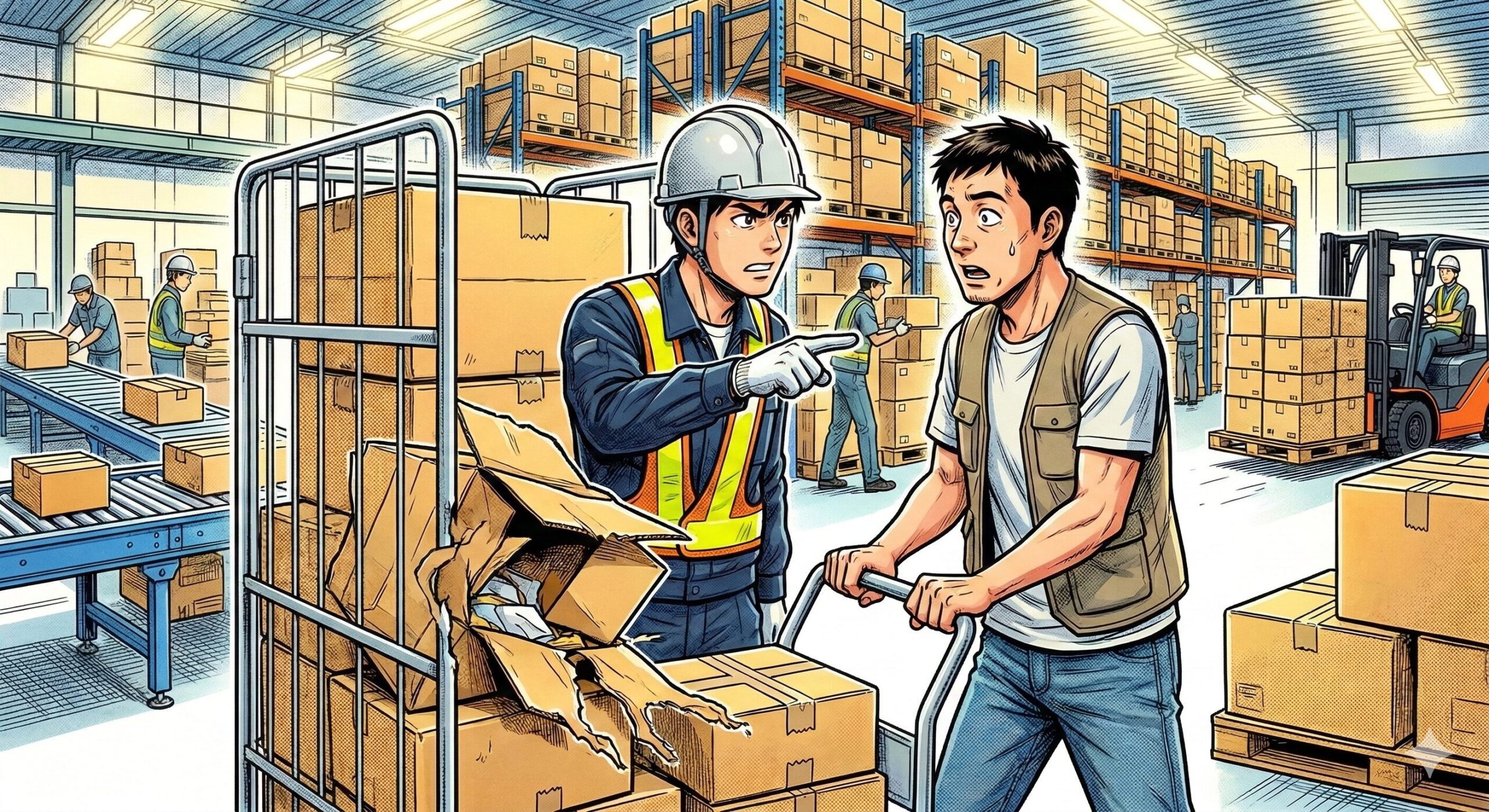 ワイ物流、タイミーに注意したら発狂される