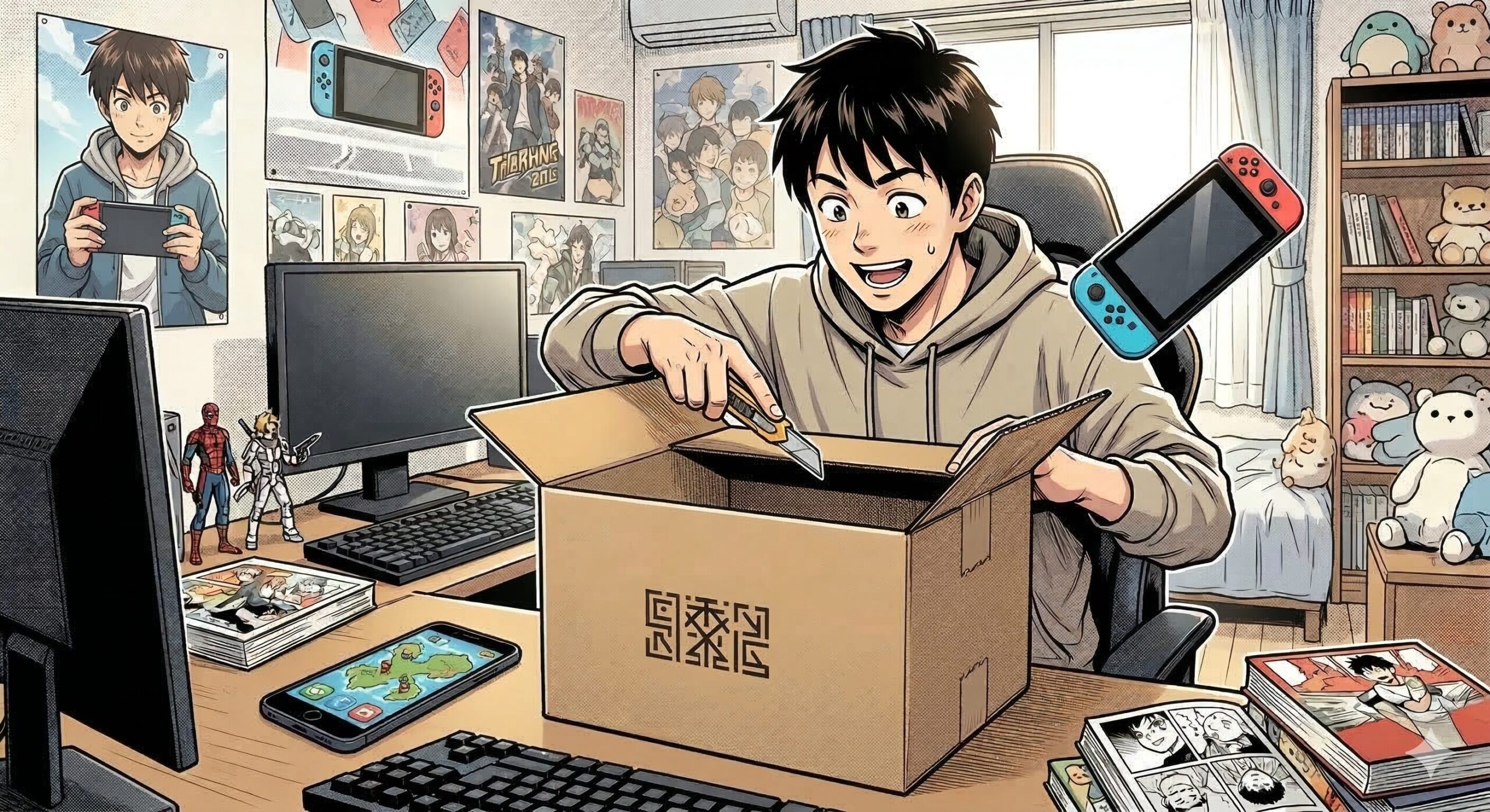 Switch2が全然買えないワイ、ついにアリエクの怪しいSwitch2に手を出してしまう😭